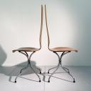 Suite of 5 Lyra dining chairs by Théo Haeberli_5