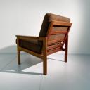 Vintage Capella easy chair by Illum Wikkelso for Niels Eilersen, Denmark_1