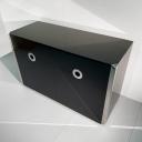 Black lacquered Italian sideboard Willy Rizzo for Mario Sabot_6