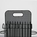 Black metal magazine rack by Mathieu Mategot_5