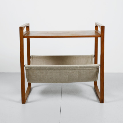 Magazine rack table by Kai Kristiansen