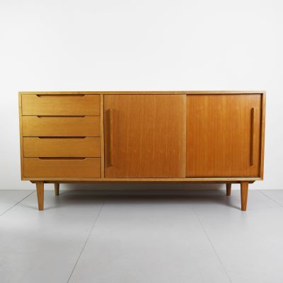 Mid century vintage wooden sideboard_0