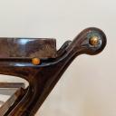 Tea trolley in lacquered goatskin by Aldo Tura, Milano_13