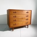 Vintage scandinavian wooden chest of drawers_10