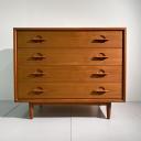 Vintage scandinavian wooden chest of drawers_11