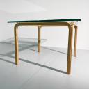 Glass and wood low table Y Alvar Aalto Artek_6
