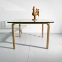 Glass and wood low table Y Alvar Aalto Artek_3