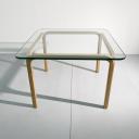 Glass and wood low table Y Alvar Aalto Artek_8
