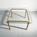 Glass and wood low table Y Alvar Aalto Artek_7