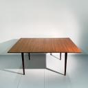 Mid-Century extendable teak scandinavian table by Hugo Troeds 1960s_11