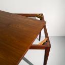 Mid-Century extendable teak scandinavian table by Hugo Troeds 1960s_6