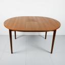 Mid-Century extendable teak scandinavian table by Hugo Troeds 1960s_4