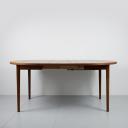 Mid-Century extendable teak scandinavian table by Hugo Troeds 1960s_6