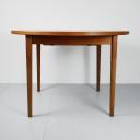Mid-Century extendable teak scandinavian table by Hugo Troeds 1960s_2