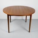 Mid-Century extendable teak scandinavian table by Hugo Troeds 1960s_14