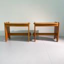 Pair of wooden tables by F. X. Sproll, Switzerland_1