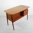 Small danish teak writing desk Nielsen Tibergaard_3
