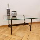 Vintage brutalist table wrought iron_1