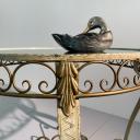 Vintage french wrought iron table_5