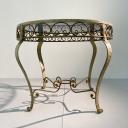 Vintage french wrought iron table_3