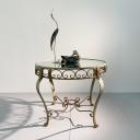Vintage french wrought iron table_2