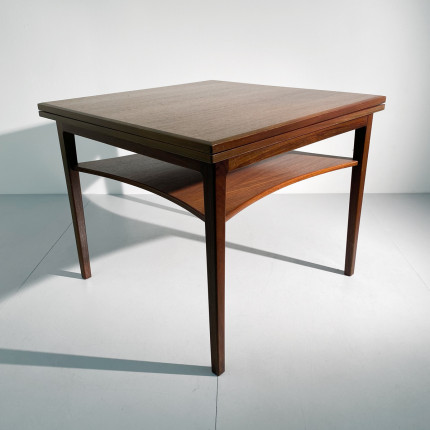 Vintage teak folding low table from Denmark