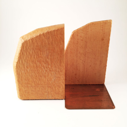 Anthroposophical wooden bookends