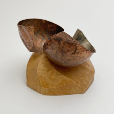 Anthroposophical wood and metal sculpture_0