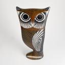Large lucite bi-colored owl sculpture by Abraham Palatnik_10