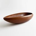 Large teak wood bowl by Laur Jensen, Denmark_4