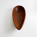 Large teak wood bowl by Laur Jensen, Denmark_3