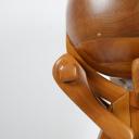 Large vintage wooden sculpture by swiss artist André Condé_3