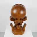 Large vintage wooden sculpture by swiss artist André Condé_9