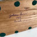 Large wooden anthroposophical candleholder Goetheanum 1952_10