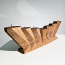 Large wooden anthroposophical candleholder Goetheanum 1952_6