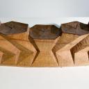 Large wooden anthroposophical candleholder Goetheanum 1952_4