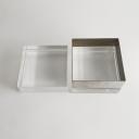 Metal and lucite box by Gabriella Crespi 70s, Italy_5