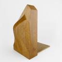 Pair of rare large wooden anthroposophical bookends_8