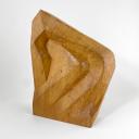 Pair of rare large wooden anthroposophical bookends_3