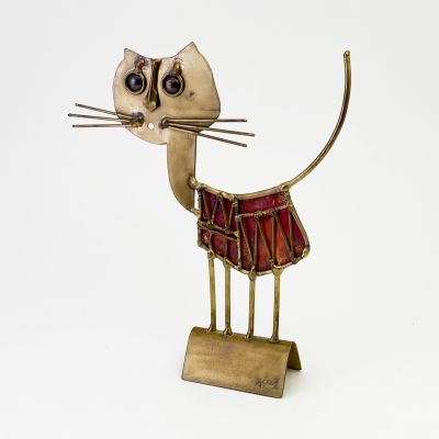 Sculpture of a cat by french artist Jarc_0