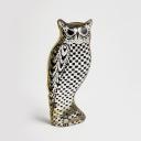 lucite bi-colored owl sculpture by Abraham Palatnik_1