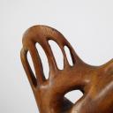 Large vintage wood bird abstract sculpture scandinavian_6