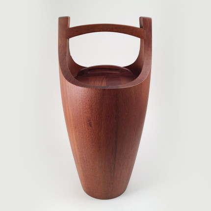Wood ice bucket designed by Jens Quistgaard
